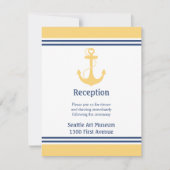 Gele harteanker weddenschappen kaart (Voorkant)