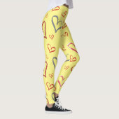Gele harten, Leggings (Rechts)