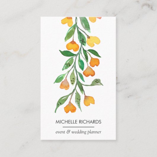 Gele harten | Professionele social media iconen Visitekaartje (Voorkant)