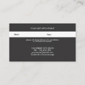 Gele harten | Professionele vrouwelijke herinnerin Afsprakenkaartje (Achterkant)