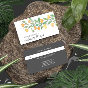 Gele harten Professionele vrouwelijke herinnerin Afsprakenkaartje