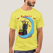 Gele heekfeest (Unisex) Halloween T-Shirt (Voorkant)