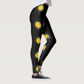Gele heldere stralende zonlicht leggings (Rechts)