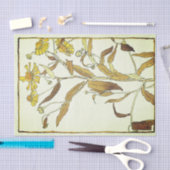  gele helenium blokprint tissuepapier (Craft)