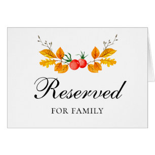 Gele herfst botanische gereserveerde bord Herfst b