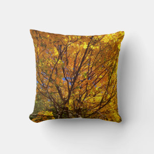 Gele Herfst Foliage Kussen