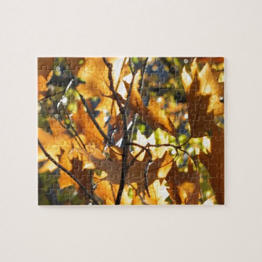 Gele Herfst Legpuzzel (Horizontaal)