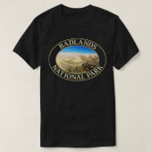Gele heuvels in Badlands National Park in Zuid-D T-shirt (Design voorkant)