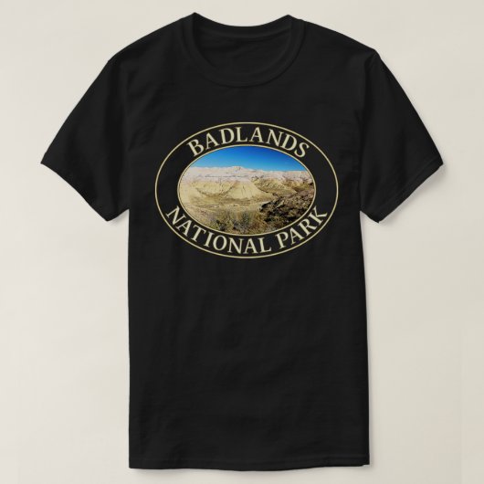Gele heuvels in Badlands National Park in Zuid-D T-shirt (Design voorkant)