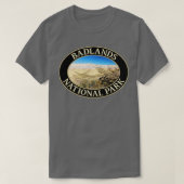 Gele heuvels in Badlands National Park in Zuid-D T-shirt (Design voorkant)