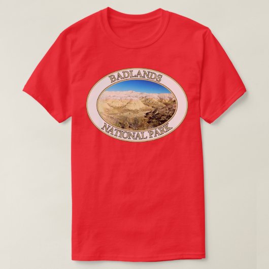 Gele heuvels in Badlands National Park in Zuid-D T-shirt (Design voorkant)