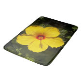 Gele Hibiscus Bloem Grote Badmat (Gekanteld)