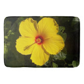 Gele Hibiscus Bloem Grote Badmat (Voorkant)