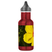 Gele Hibiscus Bloem Waterfles (Links)
