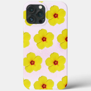 Gele Hibiscus Bloemkunst Case-Mate iPhone Case