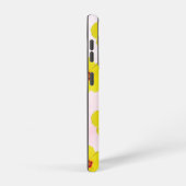 Gele Hibiscus Bloemkunst Samsung Galaxy Hoesje (Rechterkant)