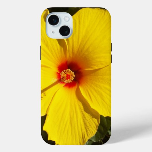 Gele Hibiscus Flower Case-Mate iPhone Case (Achterkant)