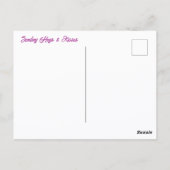 Gele Hibiscus Flower Fotografisch Botanisch Briefkaart (Achterkant)