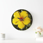 Gele Hibiscus Flower Grote Klok (Huis)