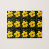 Gele Hibiscus Flower Legpuzzel (Horizontaal)