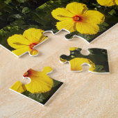 Gele Hibiscus Flower Legpuzzel (Zijkant)