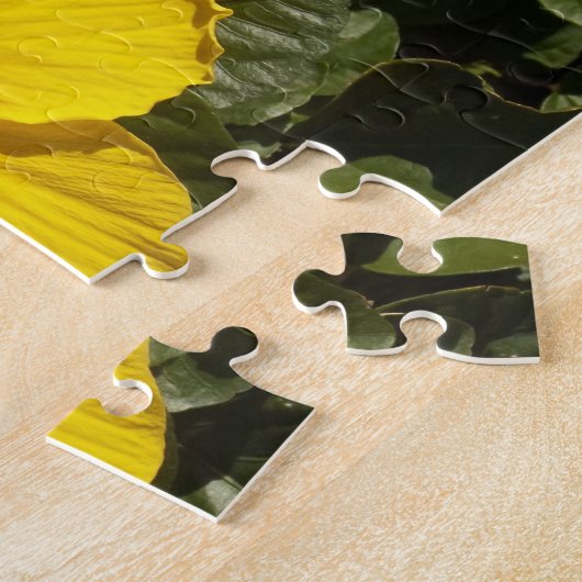 Gele Hibiscus Flower Legpuzzel (Zijkant)