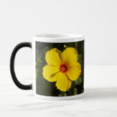 Gele Hibiscus Flower Magische Mok (Links)