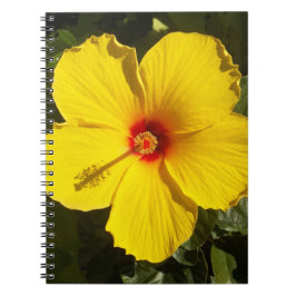 Gele Hibiscus Flower Notitieboek