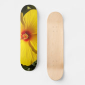 Gele Hibiscus Flower Skateboard (Voorkant)
