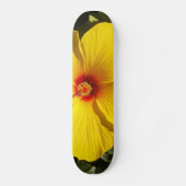Gele Hibiscus Flower Skateboard (Voorkant)