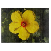 Gele Hibiscus Flower Snijplank (Voorkant)
