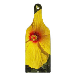 Gele Hibiscus Flower Snijplank