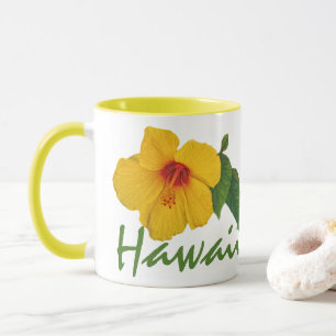 Gele Hibiscus Hawaii Mok