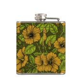 Gele hibiscus heupfles (Achterkant)