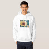 Gele hibiscus hoodie (Voorkant volledig)