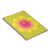 Gele Hibiscus_Illustratie Notitieboek (Rechterzijde)