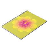 Gele Hibiscus_Illustratie Notitieboek (Linkerzijde)