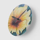 Gele hibiscus klok (Hoek)