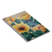 Gele hibiscus notitieboek (Rechterzijde)