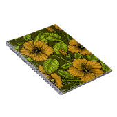 Gele hibiscus notitieboek (Rechterzijde)