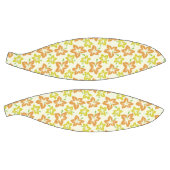 Gele hibiscus, Oranje hibiscus, bloemmotief Basketbal (Panelen)