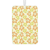 Gele hibiscus, Oranje hibiscus, bloemmotief Luchtverfrisser (Achterkant)