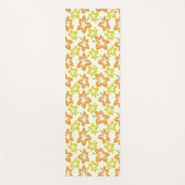 Gele hibiscus, Oranje hibiscus, bloemmotief Yogamat (Voorkant)