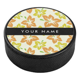 Gele Hibiscus, Oranje Hibiscus, Je Naam Hockey Puck