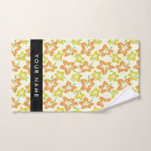 Gele Hibiscus, Oranje Hibiscus, Jouw naam Bad Handdoek (Handdoek)