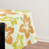 Gele Hibiscus, Oranje Hibiscus, Jouw naam Tafelkleed (Voorbeeld)