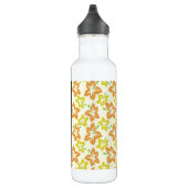 Gele Hibiscus, Oranje Hibiscus, Jouw naam Waterfles (Rechts)