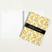 Gele Hibiscus, Oranje Hibiscus, Uw Naam Planner (Display)
