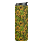 Gele hibiscus thermosbeker (Gedraaid links)