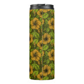 Gele hibiscus thermosbeker (Achterkant)